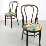 Vintage Velvet No. 18 Dining Chairs by Michael Thonet, Set of 4