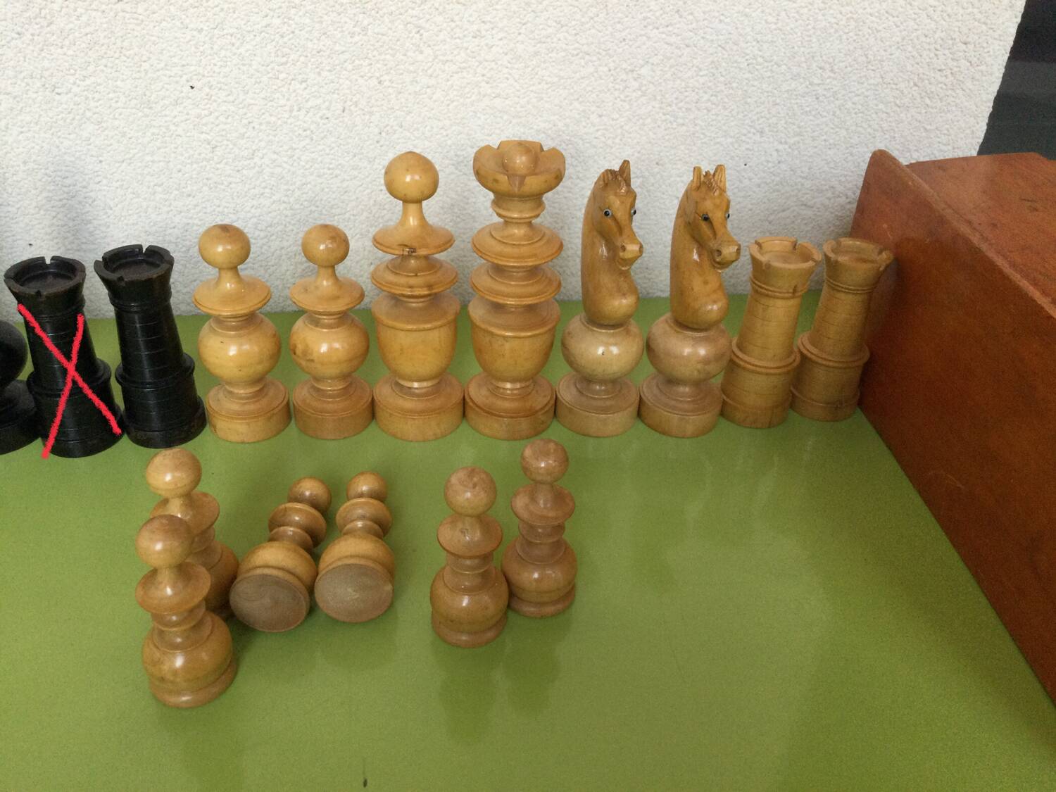 Magifique Jeu d'échecs 1920/30 type Regence celebre cefé de