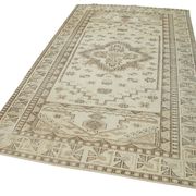 Handwoven Decorative Anatolian Beige Rug 160 cm x 273 cm