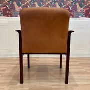 FAUTEUIL CUIR "DESIGN 1960".