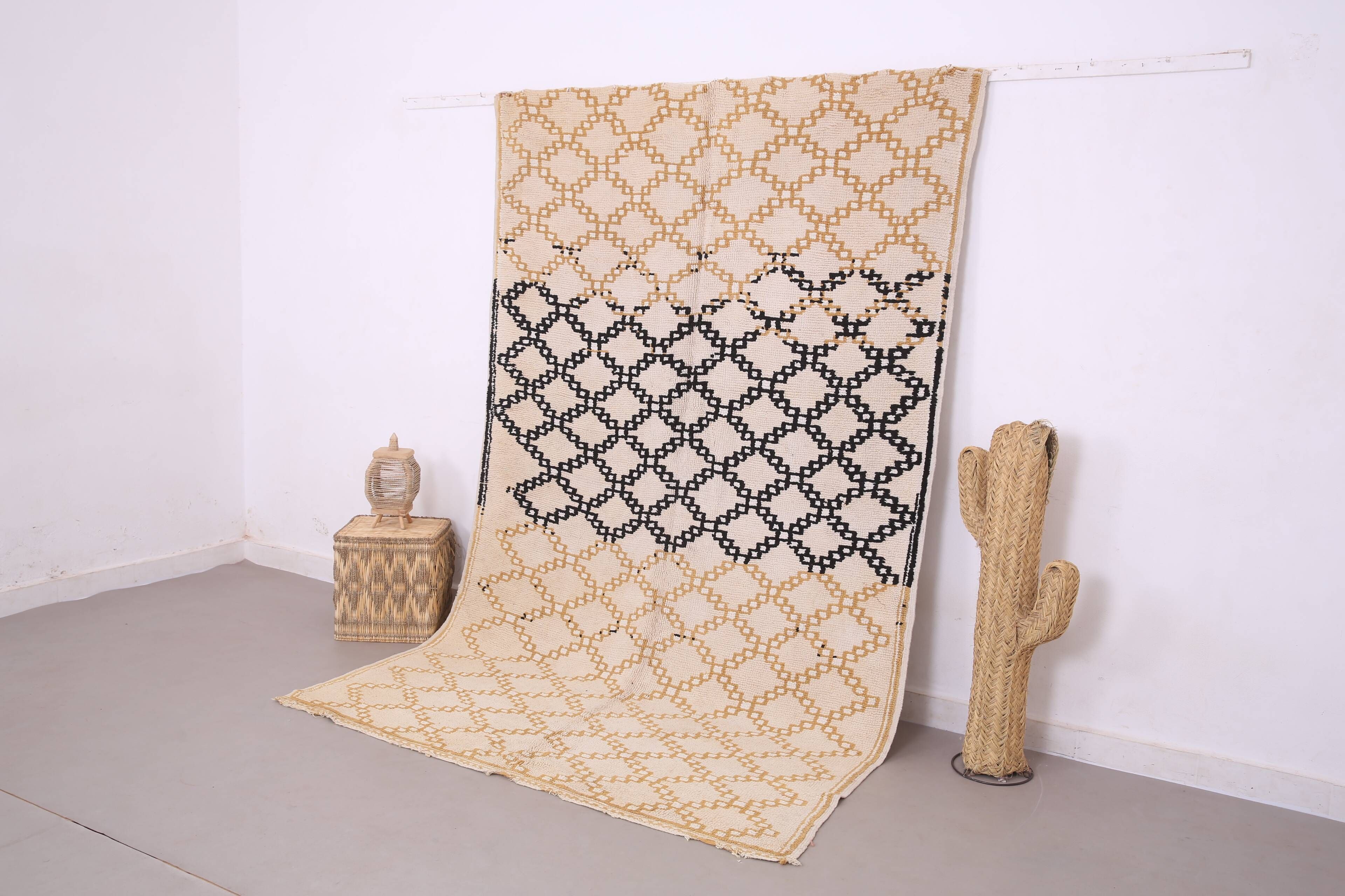 Beige Vintage Moroccan Rug 178 x 286 cm - Berber Wool Rug - Handmade Rug