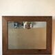 Solid oak mirror 57x45cm