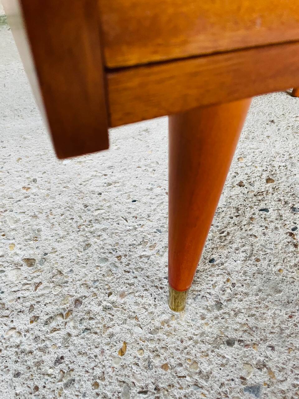 High chest of drawers with 5 drawers, Scandinavian style, circa 60's