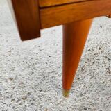 High chest of drawers with 5 drawers, Scandinavian style, circa 60's