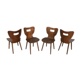 4 Baumann chairs model Hammer bistro vintage