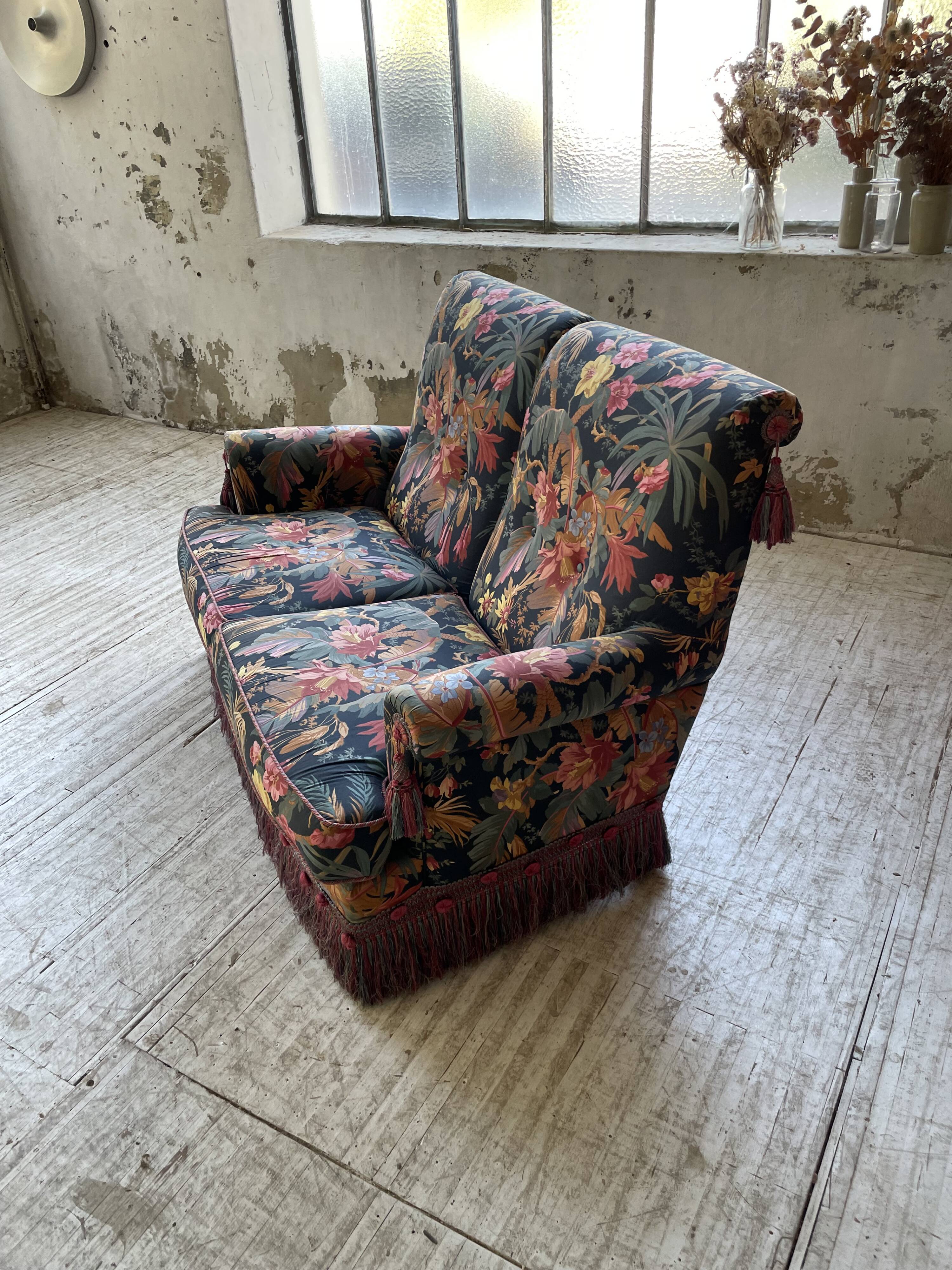 Jean Roche floral sofa