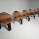 Set of 6 'Sail' dining chairs by Giovanni Offredi for Saporiti, 1973