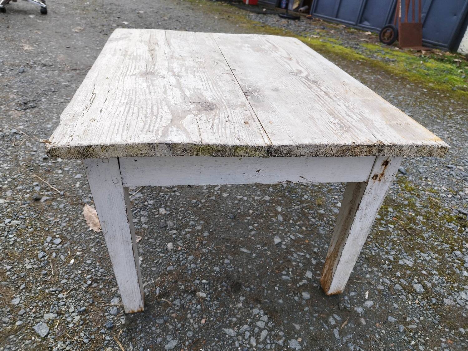 Rustic coffee table with beautiful patina