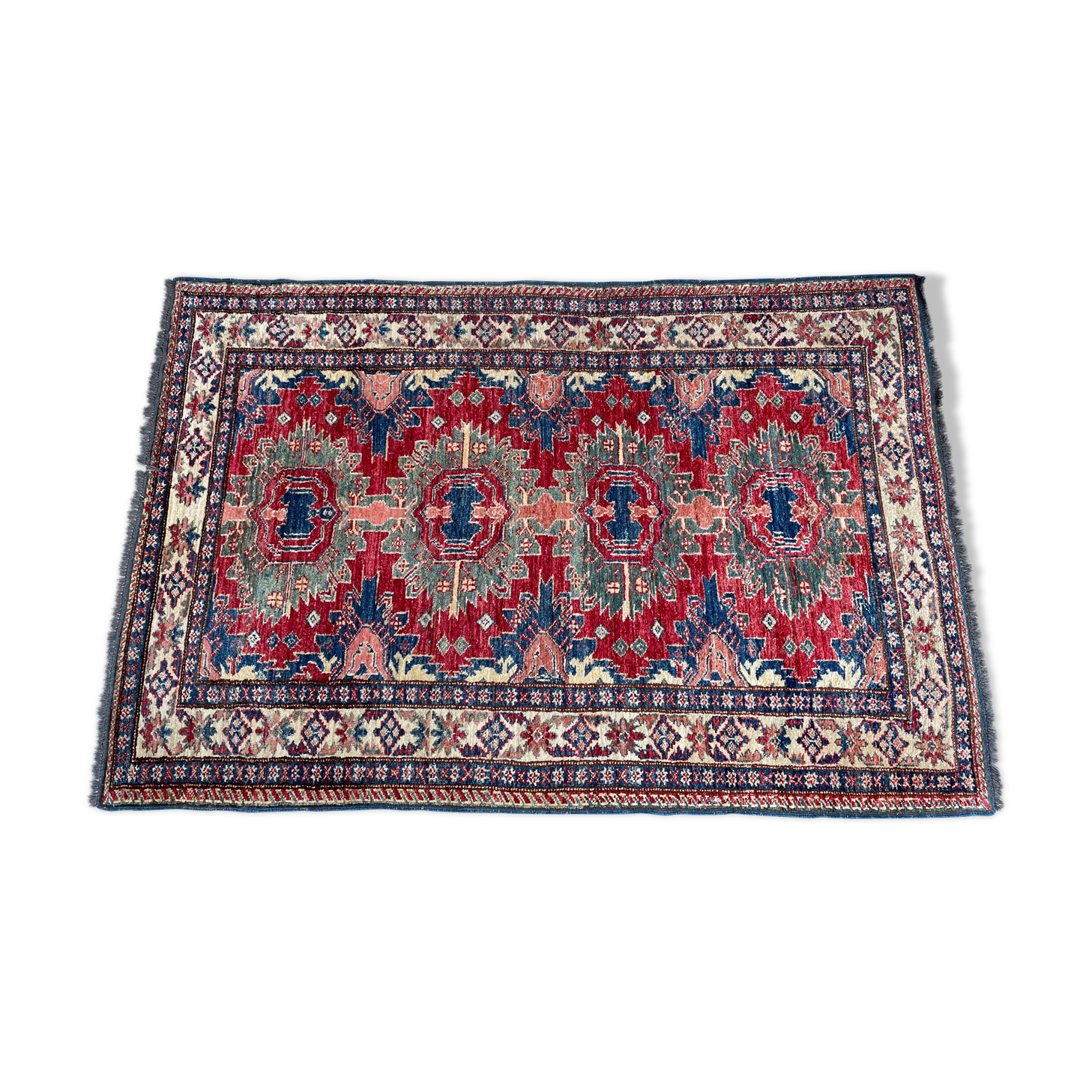 Carpet wool and silk 188x121cm