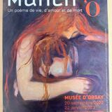 Poster exhibition Munch Musée d'Orsay 2022/2023