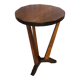 Sellette table appoint tripode bois vintage #a148