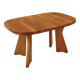 Table in solid elm, Atelier C. Demoyen, France, 1980s