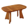 Table in solid elm, Atelier C. Demoyen, France, 1980s