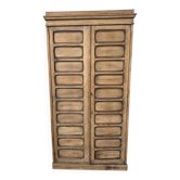 Cabinet de rangement ancien en chêne – esprit campagne chic
