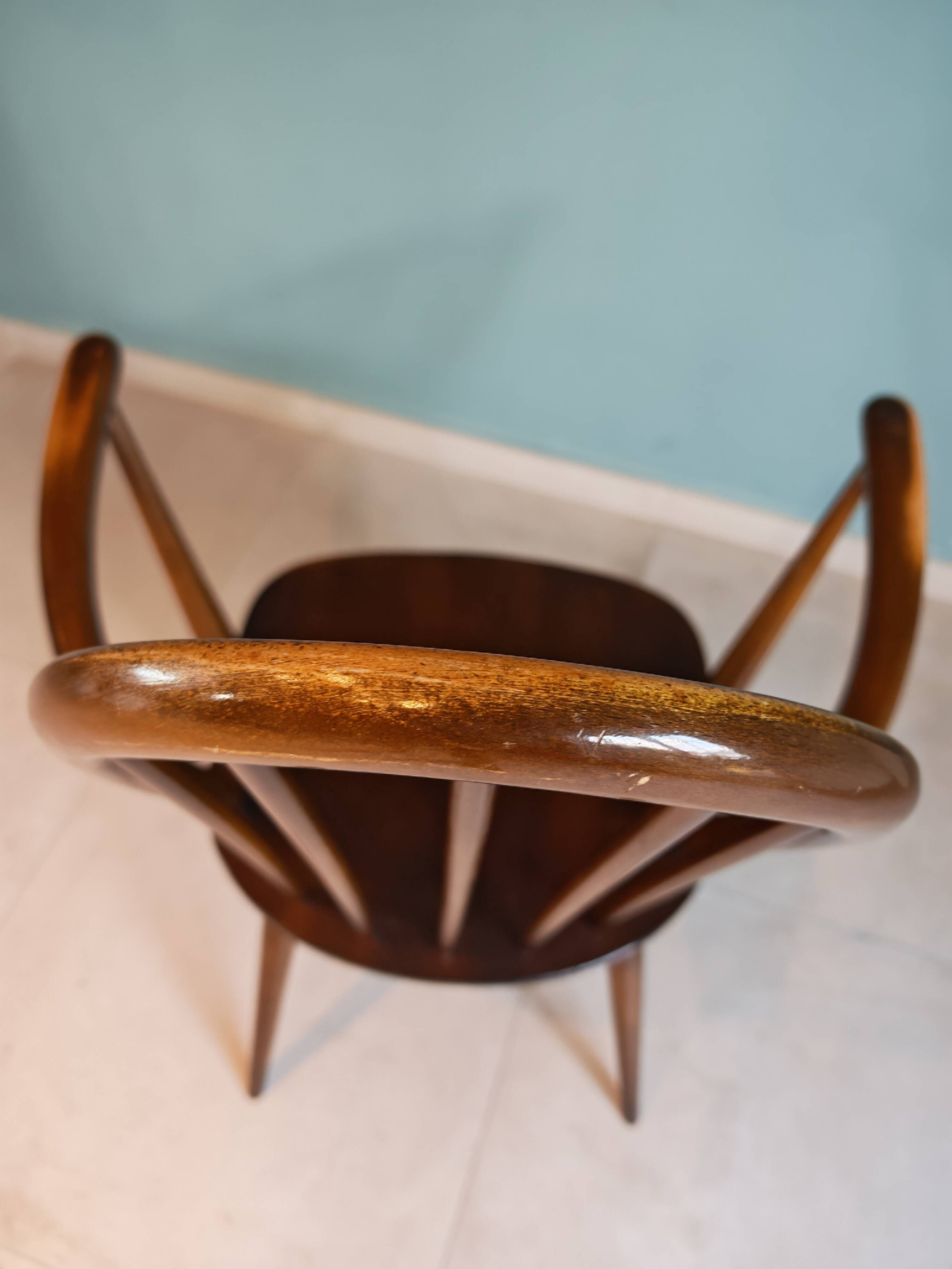 Ensemble chaise et fauteuil à barreaux attribués à Ercol Goldsmith, 1960
