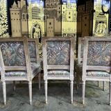 6 chaises de style louis xvi