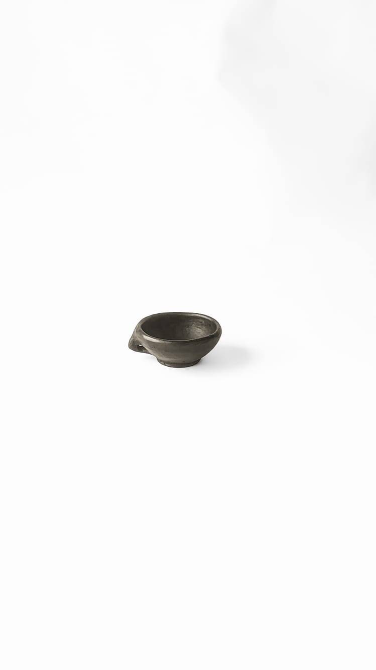 Duo of terracotta cups Kânâh — “Breath of Earth”