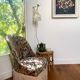 Pair of antique tapestry toad armchairs