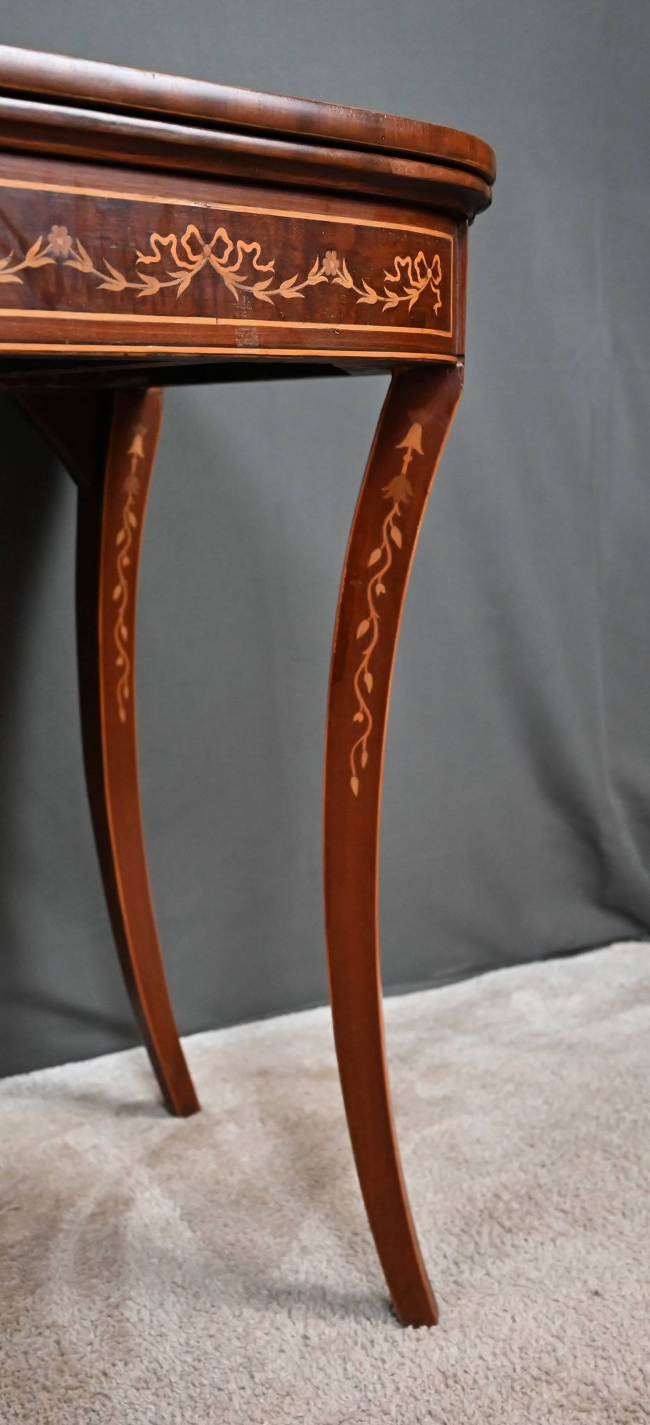 Mahogany Game Console Table – 1920