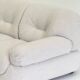 Sapporo three-seater sofa by Mario Marenco for Mobil Girgi in cream
