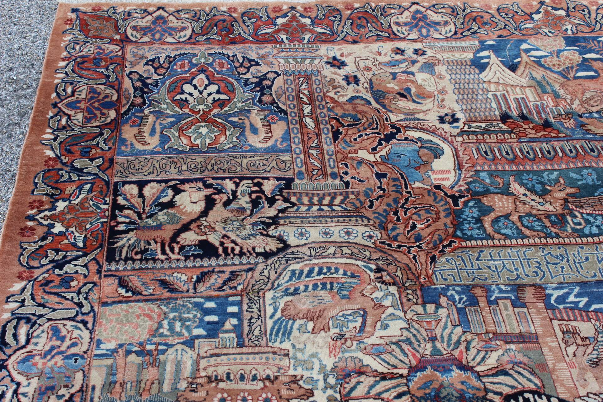 Large Kashmar wool rug, Persia circa 1950