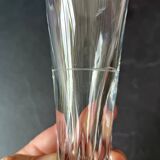 Pair of old pastis glasses with art deco dosage mark