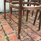 Set of 4 Bauman bar stools