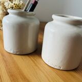 Ancient sandstone mustard pots