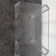 Rolling dessert trolley in plexiglass David Lange
