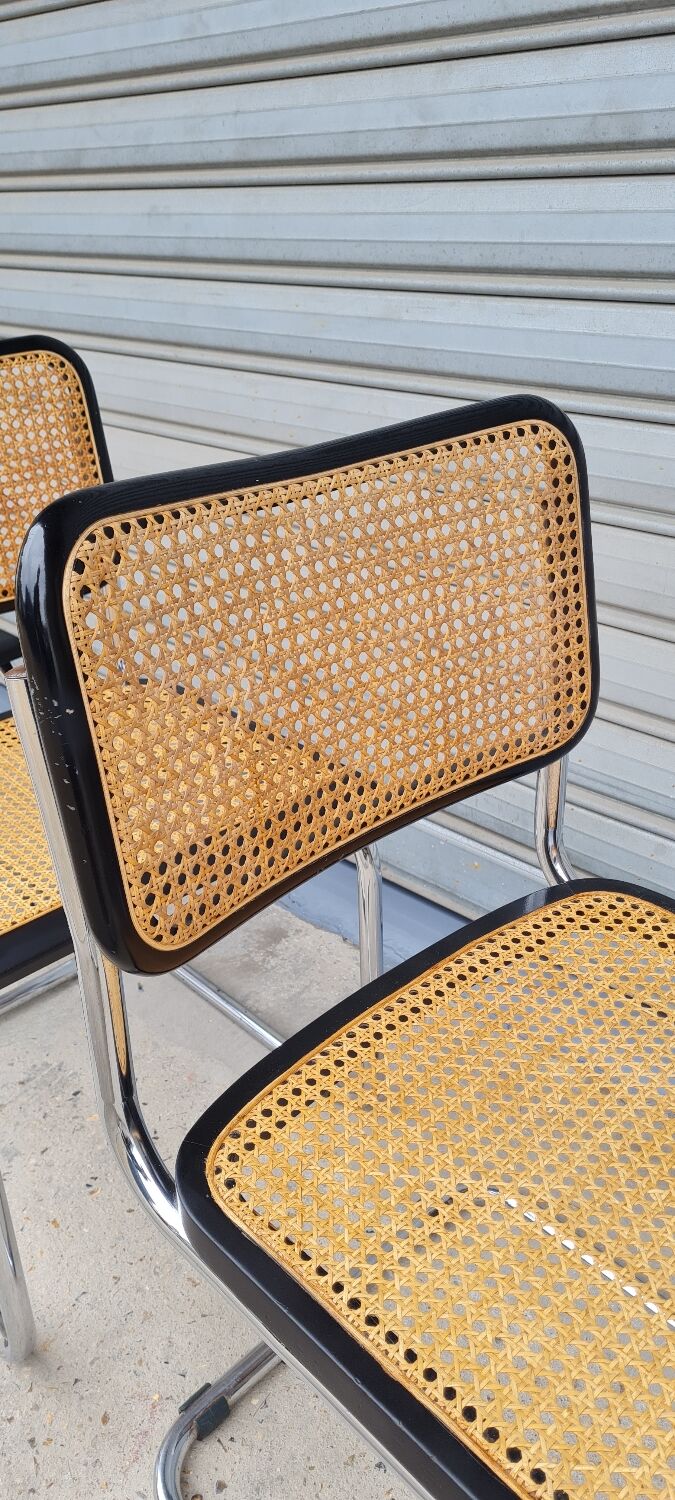 Set of four chairs B32 cesca Marcel Breuer