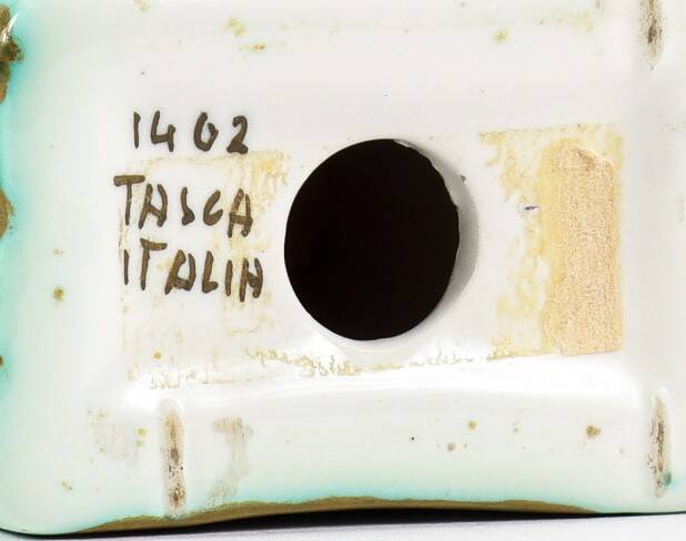 Ceramic table lamp by Alessio Tasca for Raymor, model 1402, Italy, mid-century.