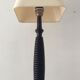 Large vintage lamp 70s wooden