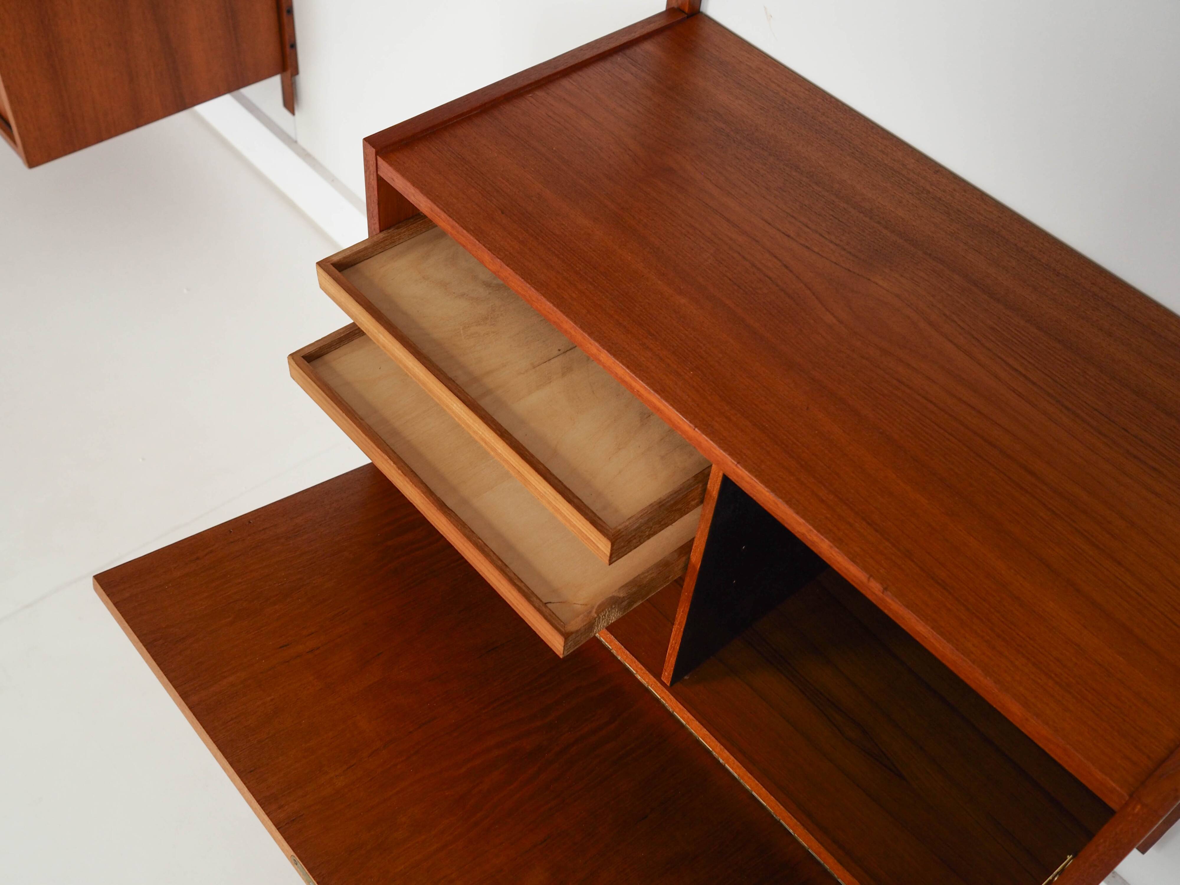 Teak shelving unit, Danish design, 1960s, production: Denmark
