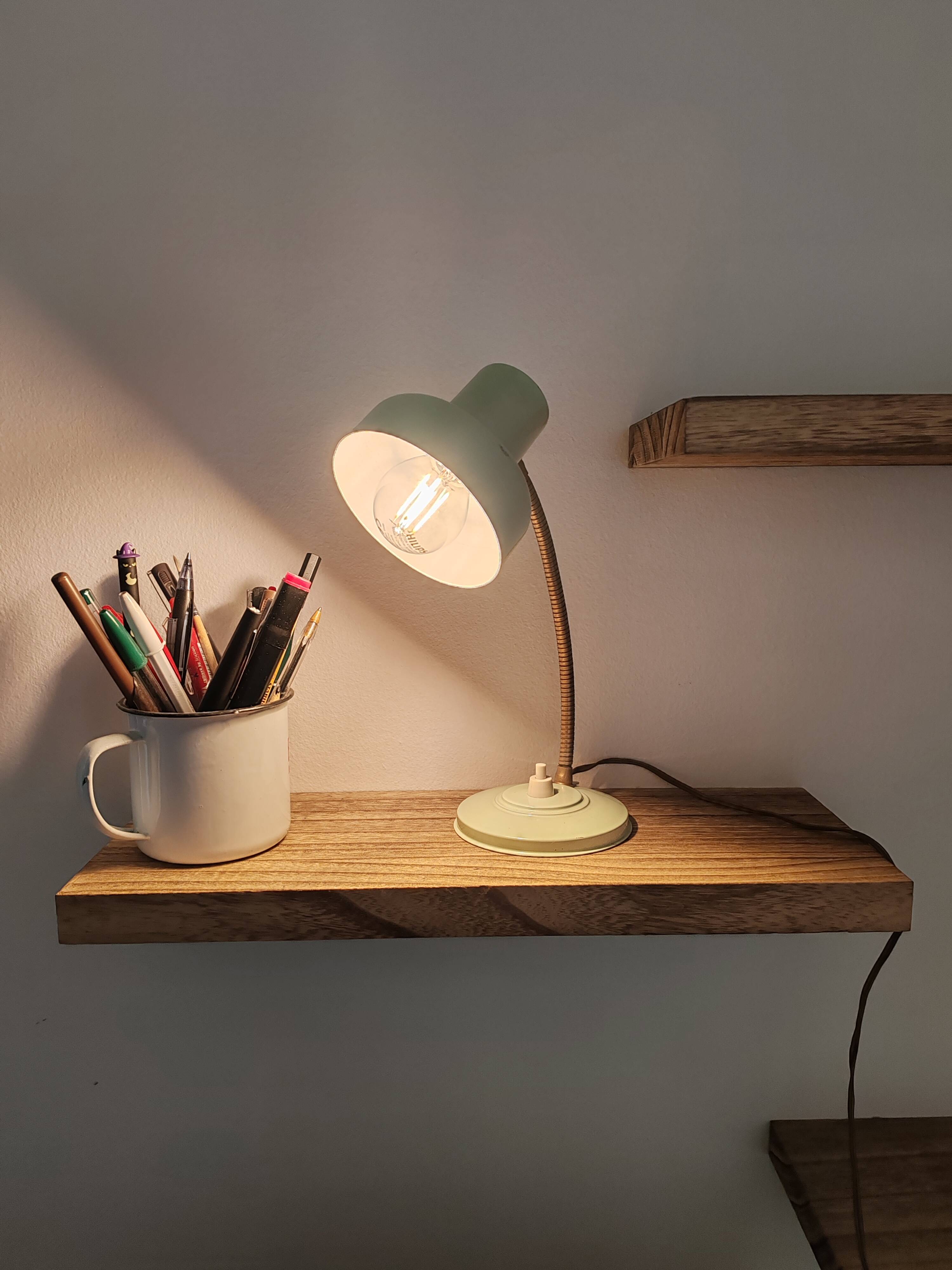 Adjustable vintage table lamp