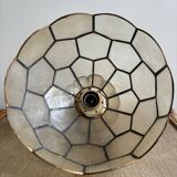 Lustre nacre et laiton