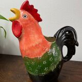 Ceramic rooster pitcher