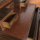 Dressing table chest of drawers with stylish marble top