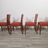 4 art deco dining chairs by Jindrich Halabala