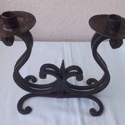 Bougeoir en fer forgé