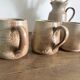 Vintage complete stoneware service – 6 mugs & jug Vallauris