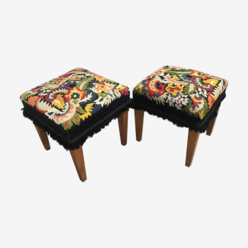 Pair of carpet stools