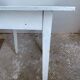 Desk table in its original white