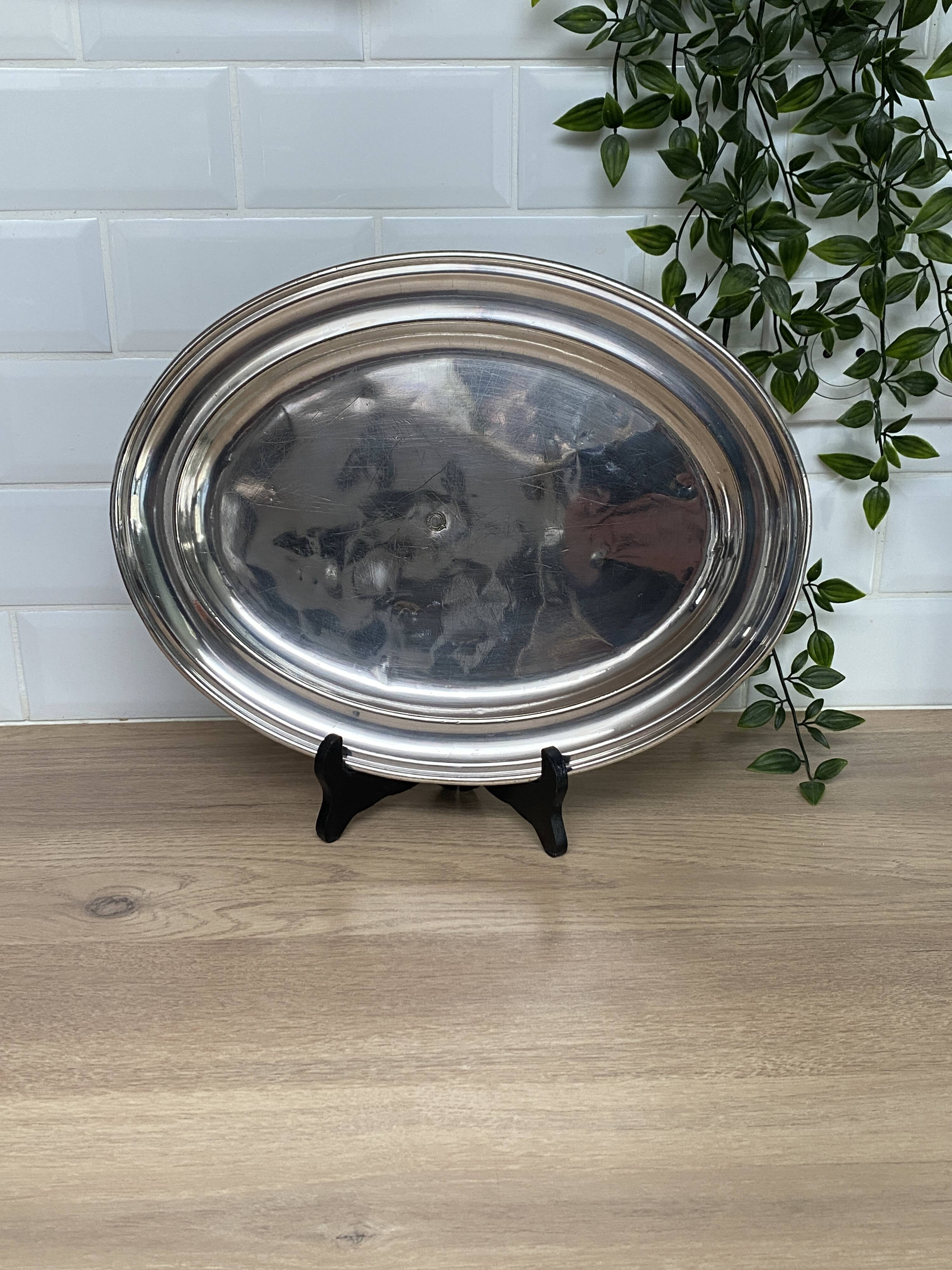 Silver-plated serving dish from the Hôtel des Anglais in Le Touquet