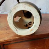 "Idole" anthropomorphic lamp in perforated ceramic - Accolay / Va style