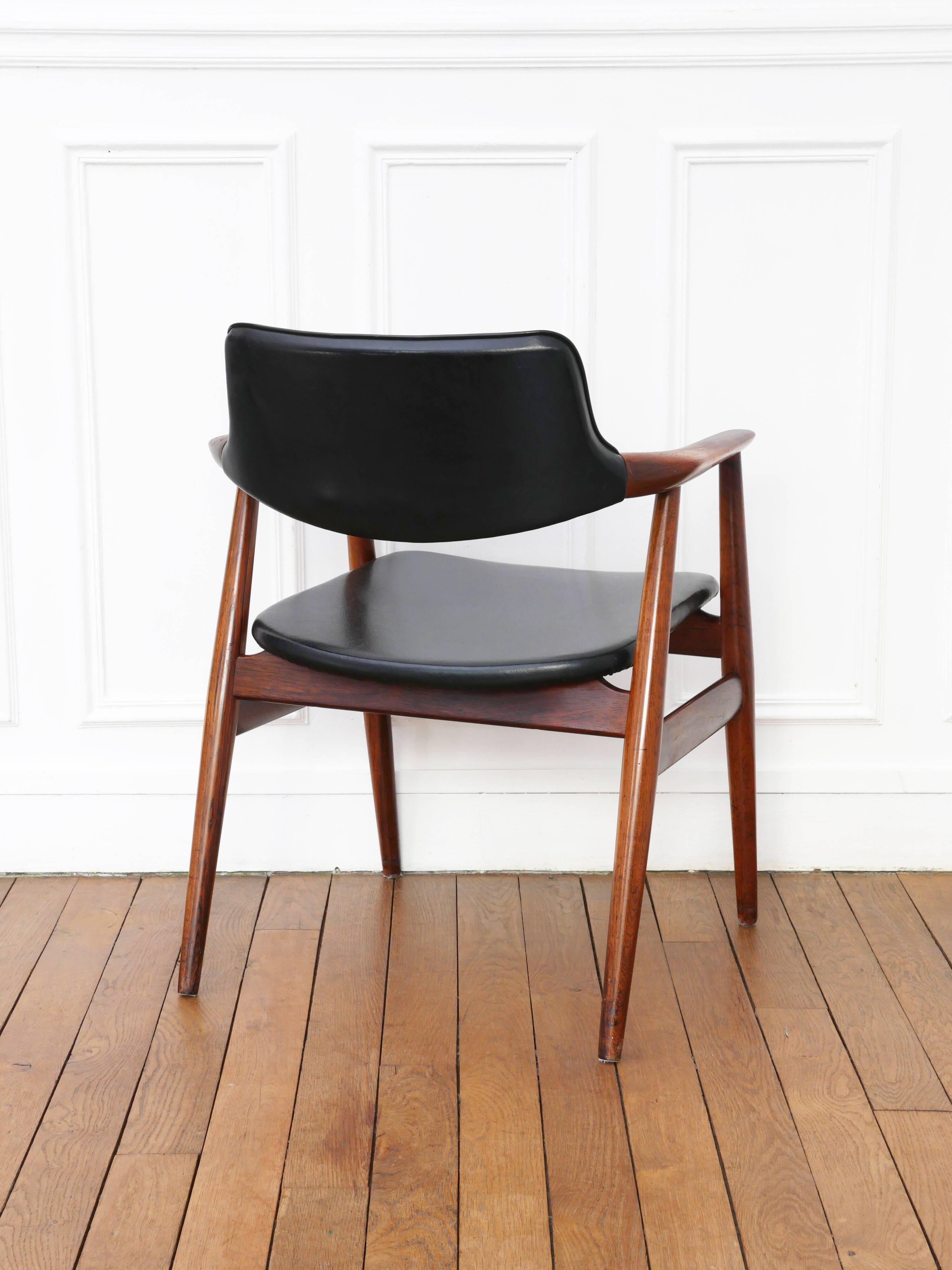 Armchair Svend Age Eriksen – Glostrup Møbelfabrik - Rosewood