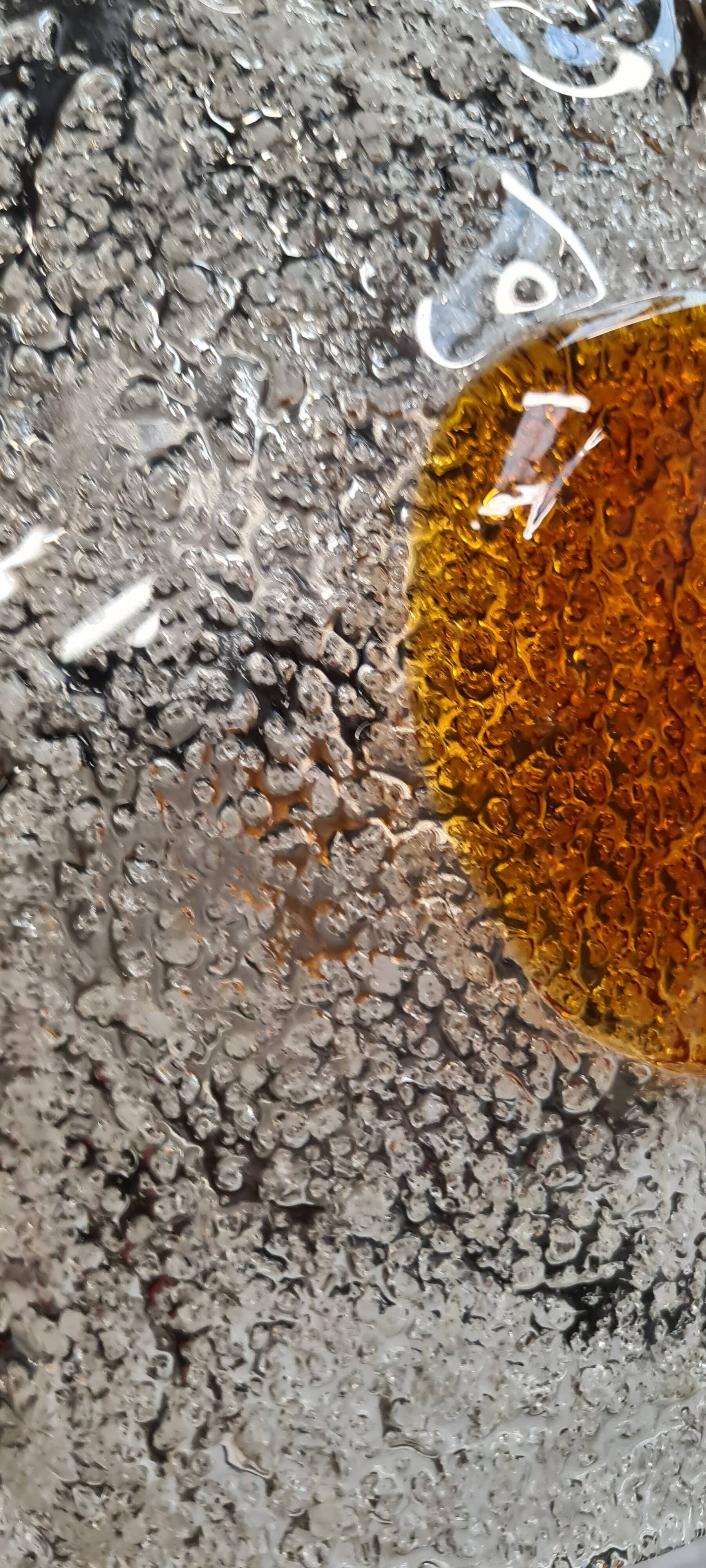 Murano chandelier 1970, Mazzaga chain 55x32x40 chrome and glass