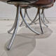Lot of 4 chairs smoked plexiglass 1970