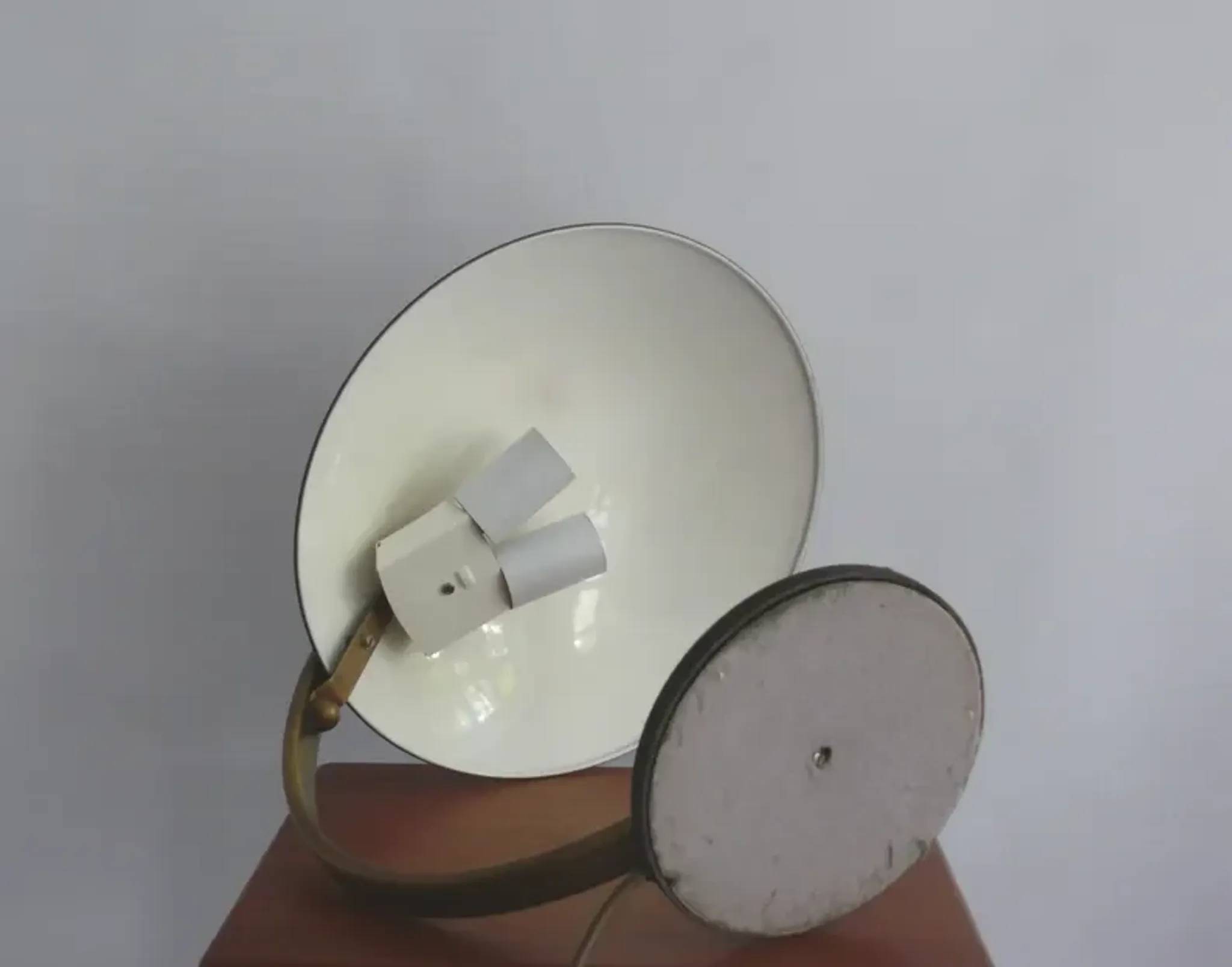 Brass table lamp, model Hillebrand 7613, 1960s