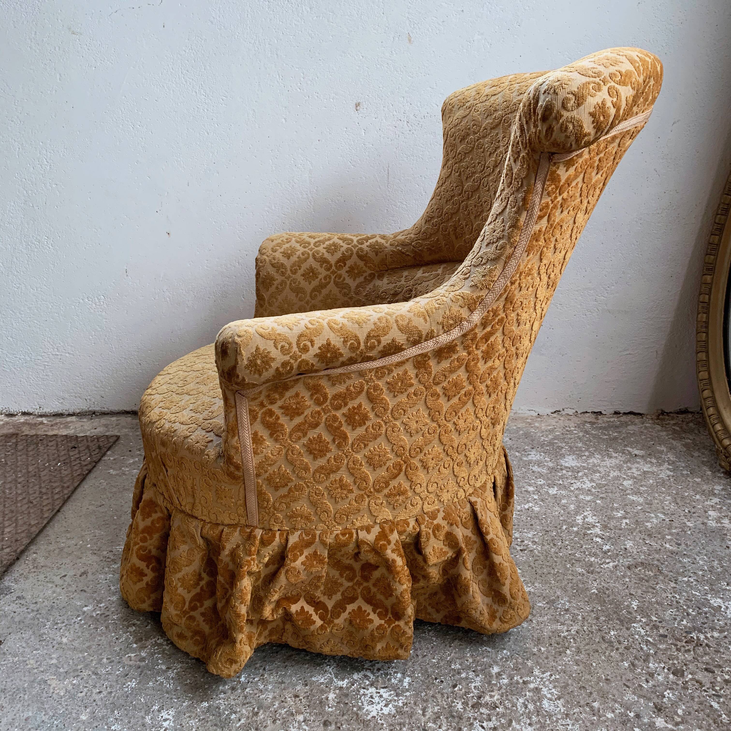 Napoleon III toad chair