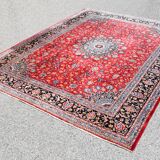 Large Oriental Rug Iran, Kashan Persian -3.00 X 3.85 Meters
